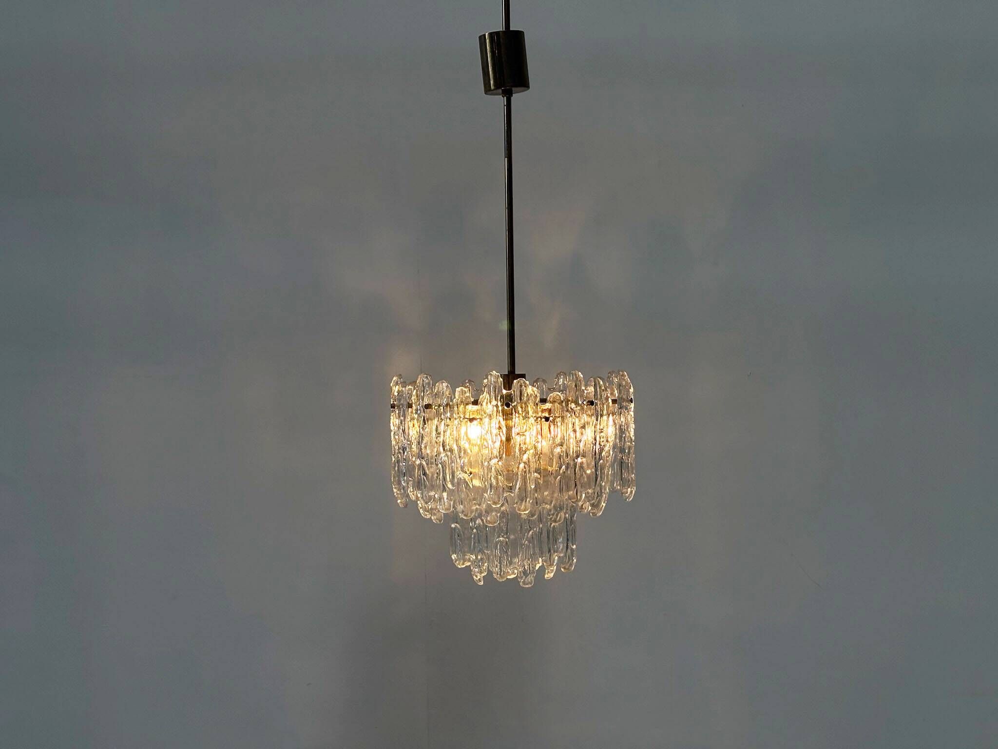 Chandelier en verre Kinkeldey
