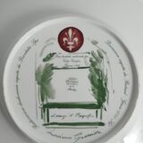 “Lorenzo il Magnifico” Wall Plate by Luciano Guarnier for Richard Ginori, Italy