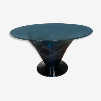 Coupe verre bleue