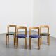 Suite de 4 chaises par Bruno Rey, Dietiker Switzerland