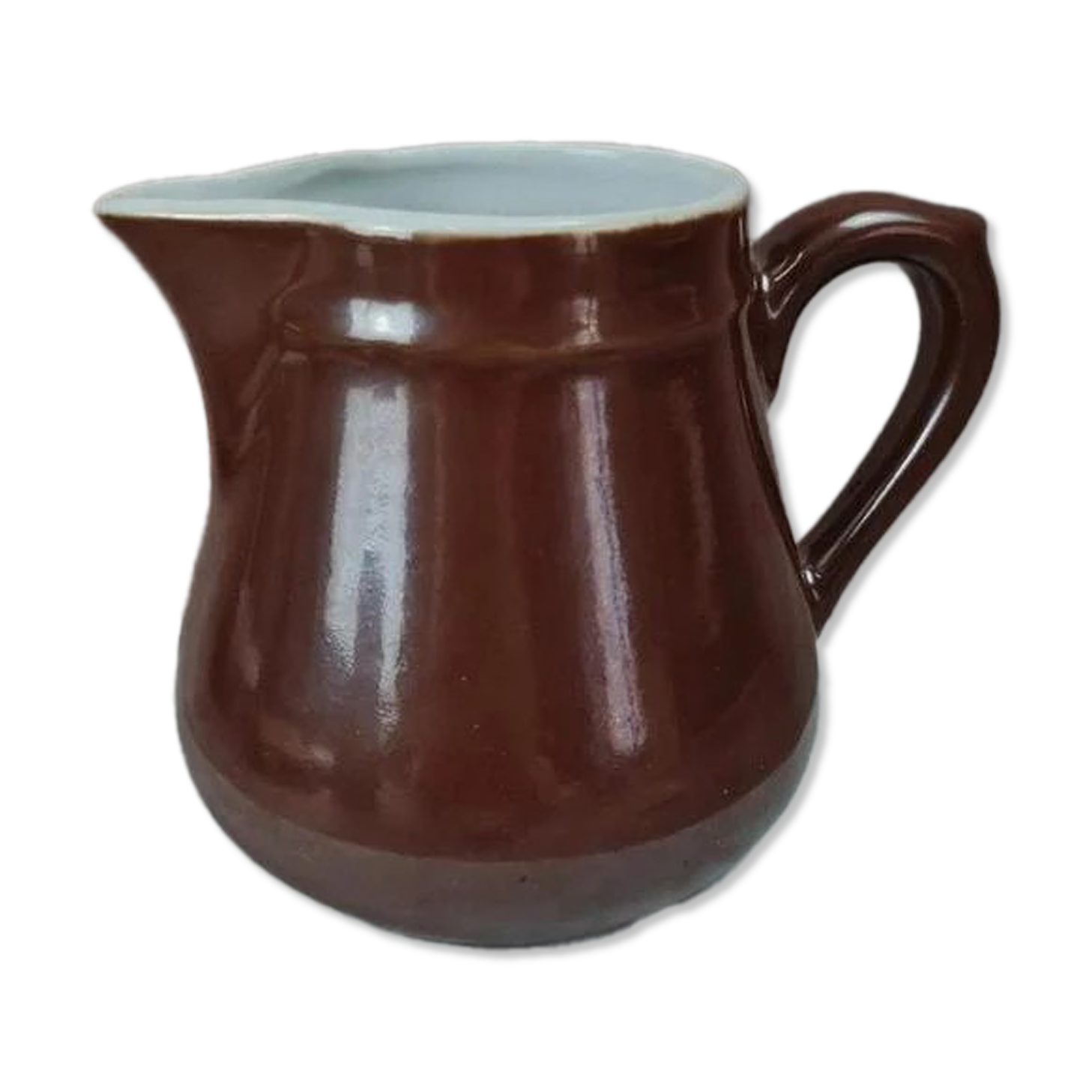 Vintage Apilco brown porcelain jug