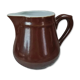Vintage Apilco brown porcelain jug