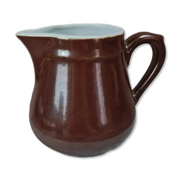 Vintage Apilco brown porcelain jug