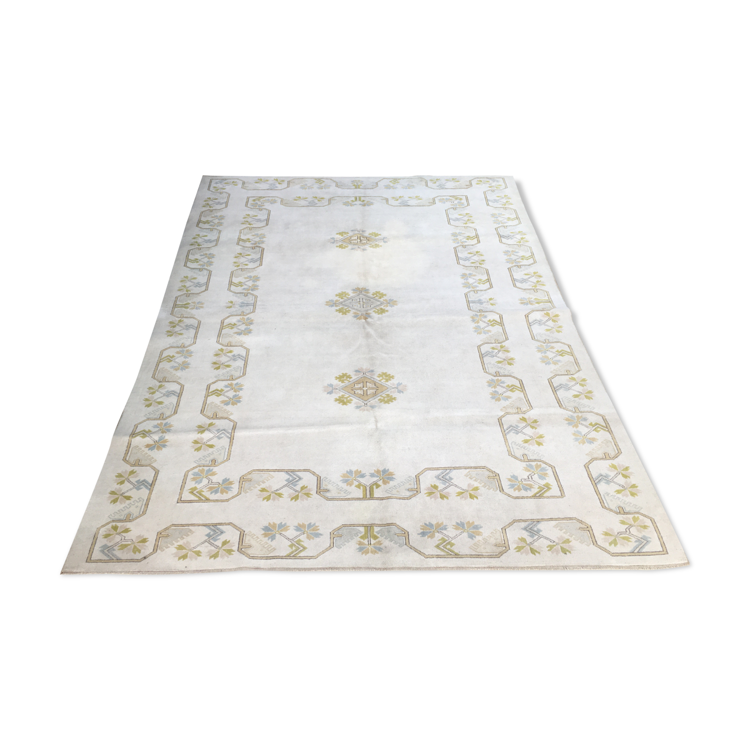 area rug, vintage rug, turkish rug, handmade rug,  7 x 9.4 ft. , RK 7893