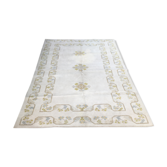 tapis de surface, tapis vintage, tapis turc, tapis fait à la main, 7 x 9,4 pi, RK 7893