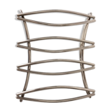 Silver metal modernist table mat