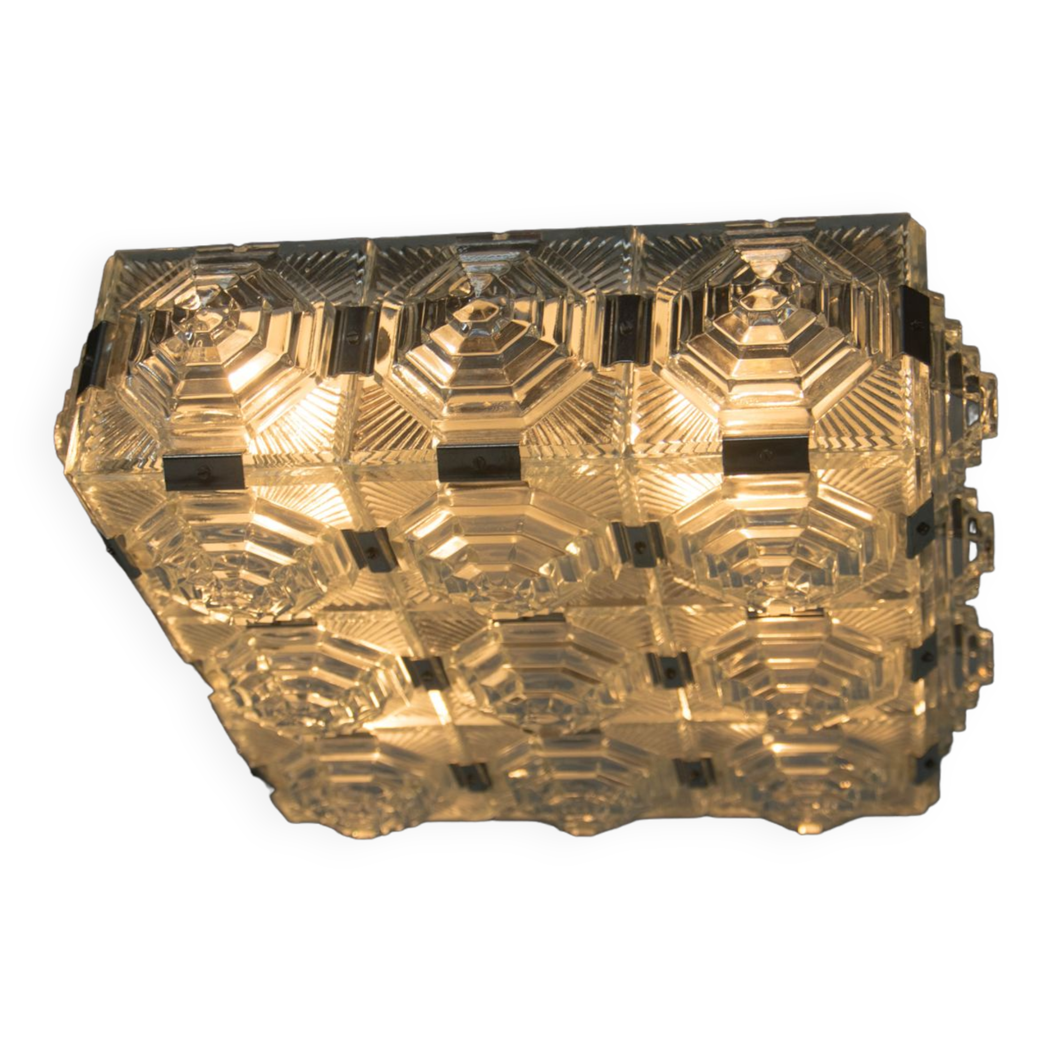 Brutalist Flush Mount by Kamenicky Senov, 1970s, More Items Available