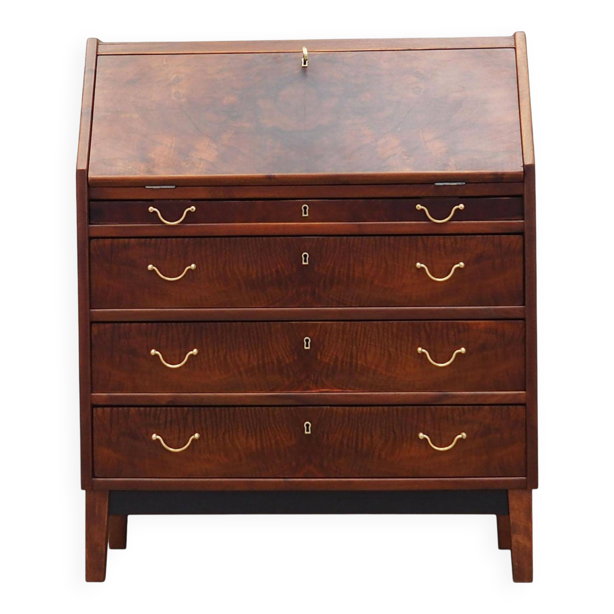 Walnut secretary, Danish design, 1960s, production: Denmark