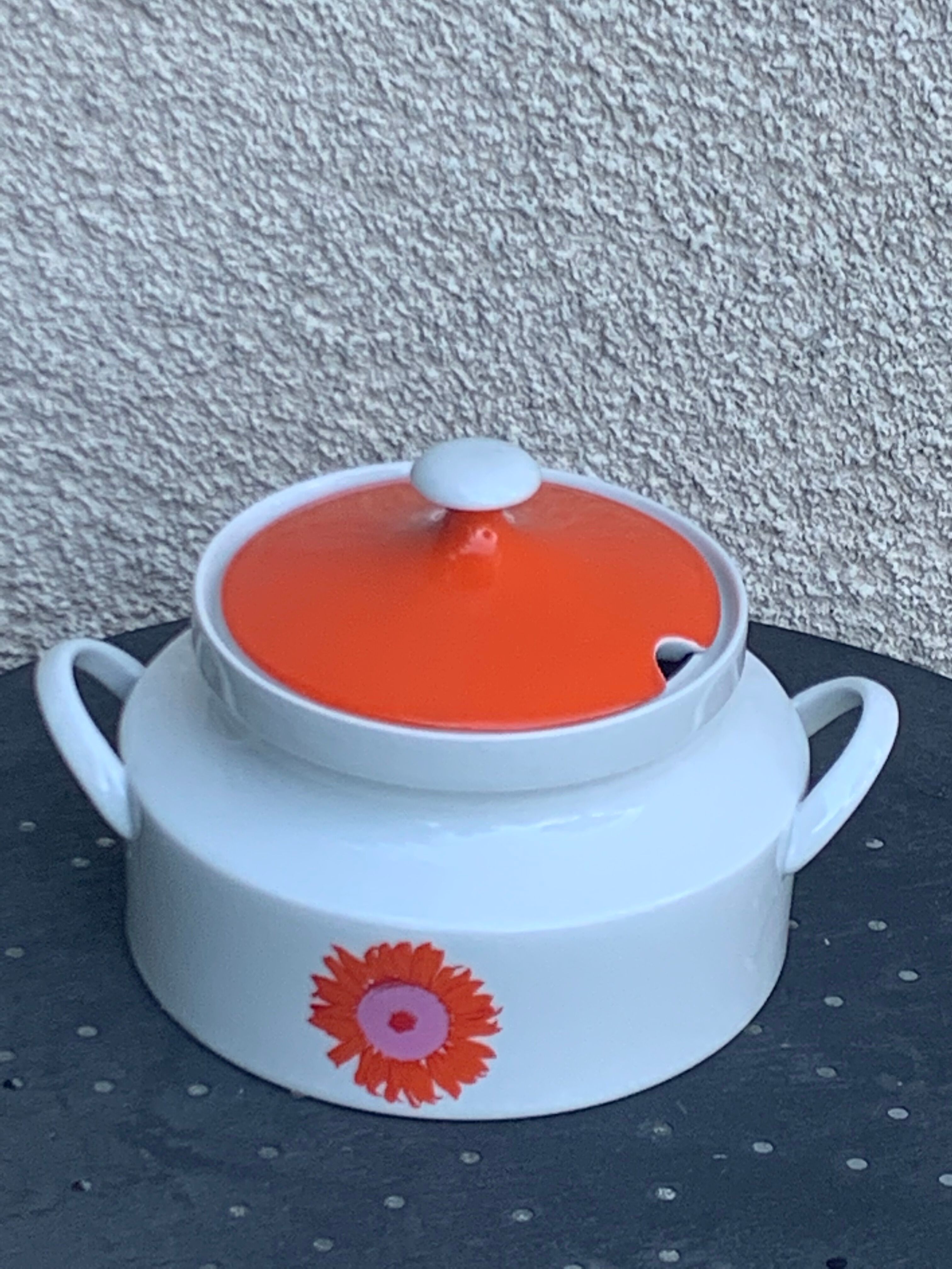 Porcelain soup kitchen bavaria germany wunsidiel vintage 1970