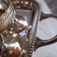 Silver-plated metal liqueur service, Roux Marquiant Silversmithing