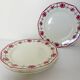 4 vintage flat plates Céranord St amand model Monique 2103152