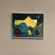 Swedish Oil on Canvas – “Abstract Composition” – Dated 1966 – Vintage