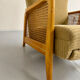 Vintage wingback recliner in Scandinavian design from the 1960s.