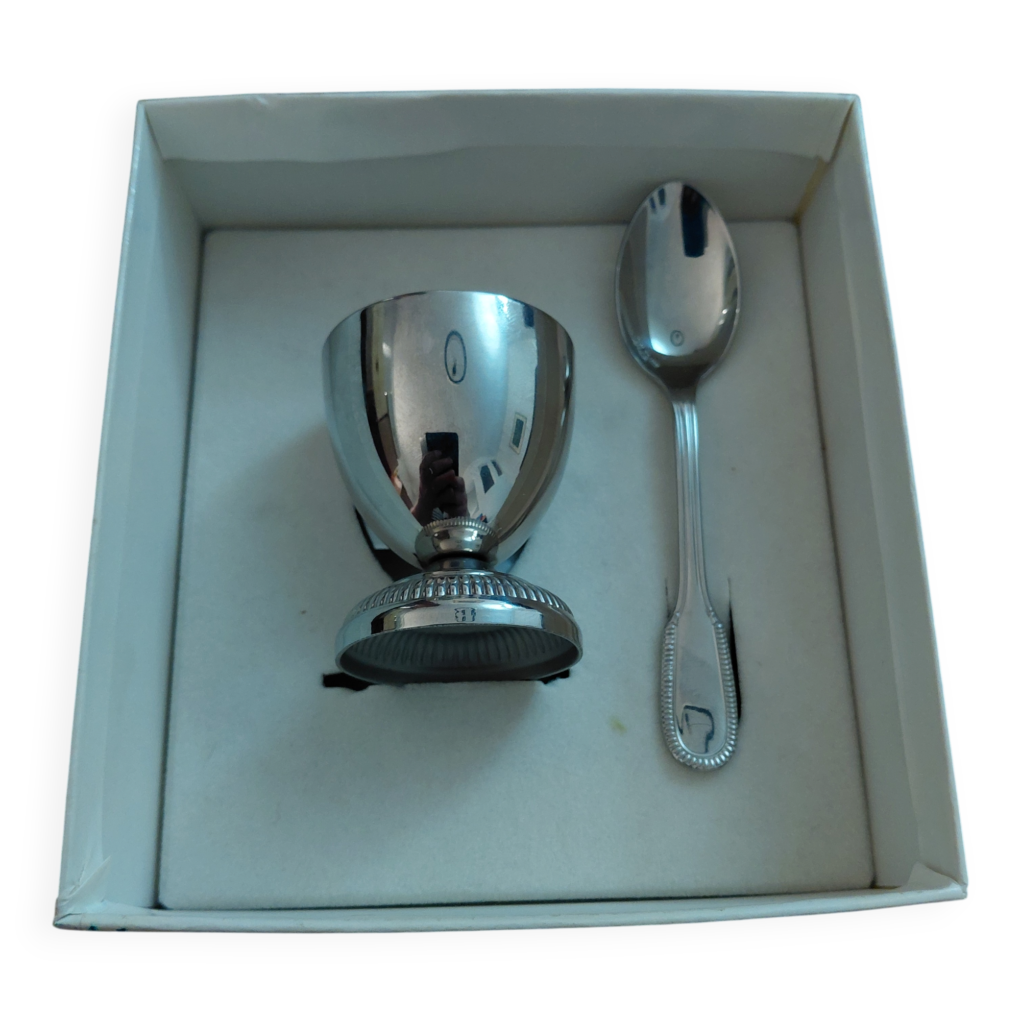 Egg cup and its spoon Jean Couzon