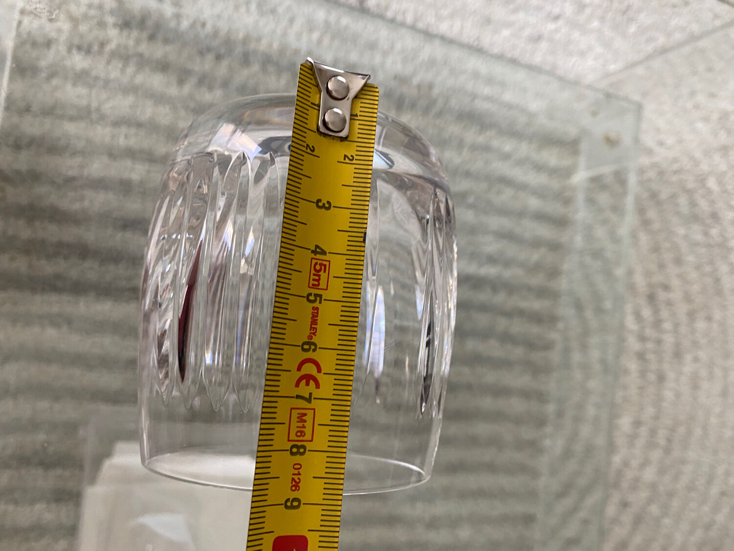 Saint Louis Crystal Glass Goblet Signed