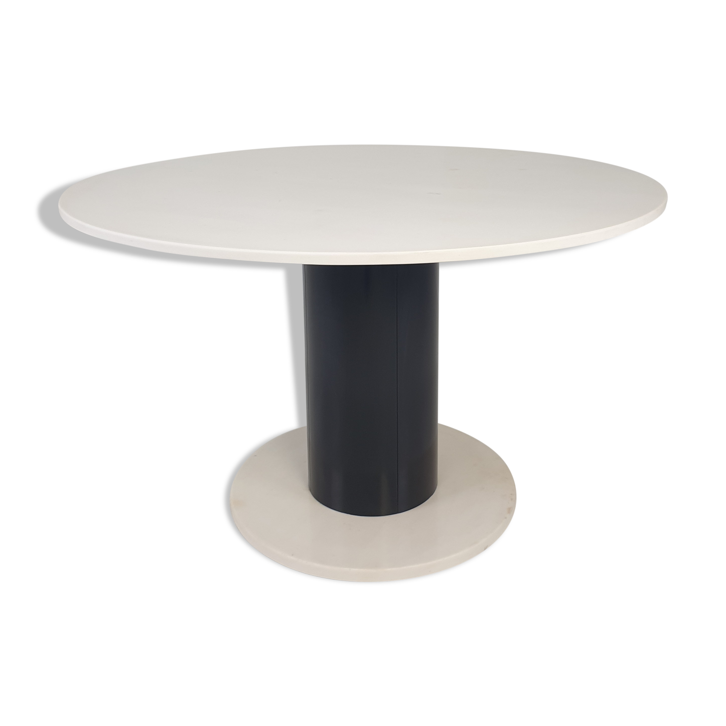 Round marble dining table, 1980's