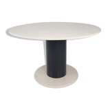 Round marble dining table, 1980's