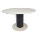 Table à manger ronde en marbre, années 1980