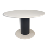 Round marble dining table, 1980's