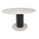Table à manger ronde en marbre, années 1980
