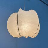Modern mid-century Cocoon pendant lamp by Friedel Wauer for Goldkant Leuchten, Germany, 1960s.