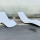 Pair of Eurolax R1 sunbeds by Charles Zublena
