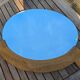 Oval mirror by Guillerme and Chambron