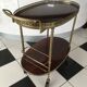 Brass serving table