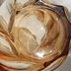 Twisted glass vase