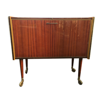 Vintage mahogany bar varnished 70'