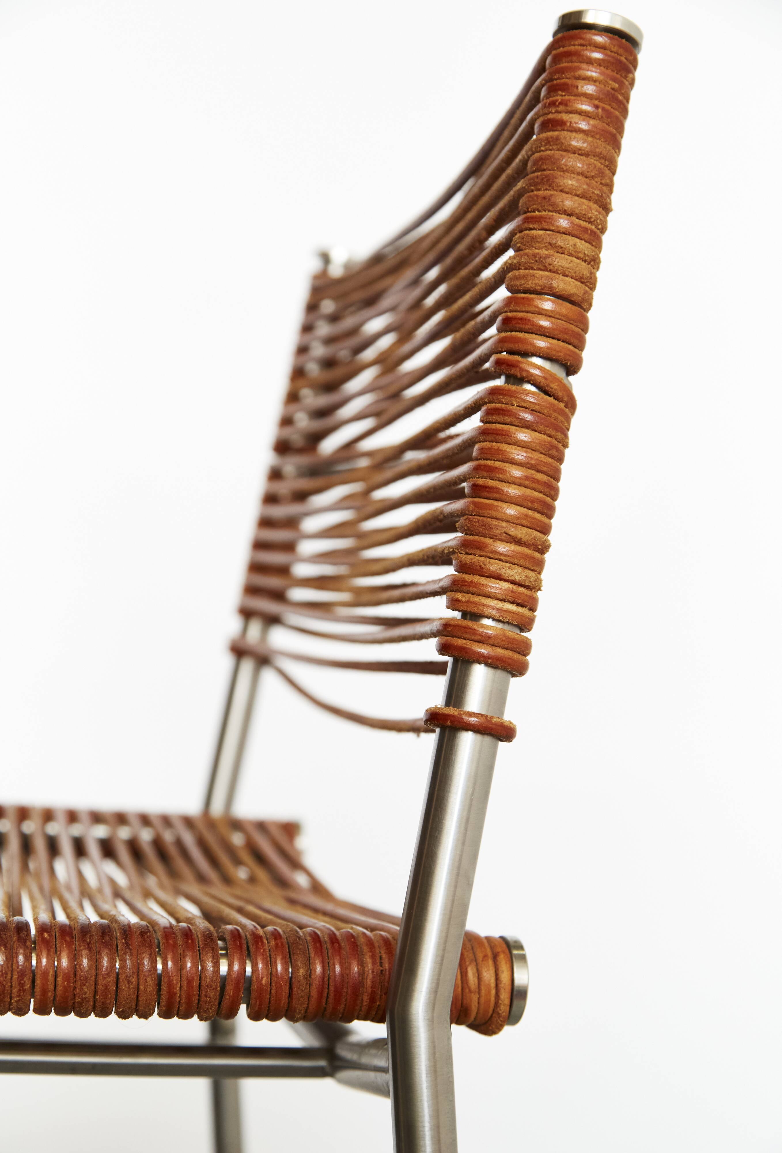 Pair of Tito Agnoli Barstools "MissB" for Pierantonio Bonacina