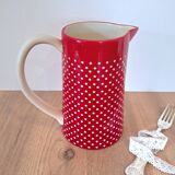 Polka dot pitcher