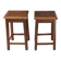 Paire tabouret en bois vintage époque reconstruction année 40 50