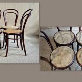 4 chairs bistrot N°14 late nineteenth / early twentieth