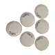 Lot de 6 sous tasse Sarreguemines digoin liseré doré fleurs rose