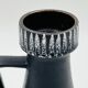 Vase Schlossberg Isle Stéphan black red vintage