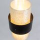 Tripod lamp in granite lucite and lacquered metal. 1950s.