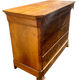 Commode en ronce de noyer XIXe Louis Philippe