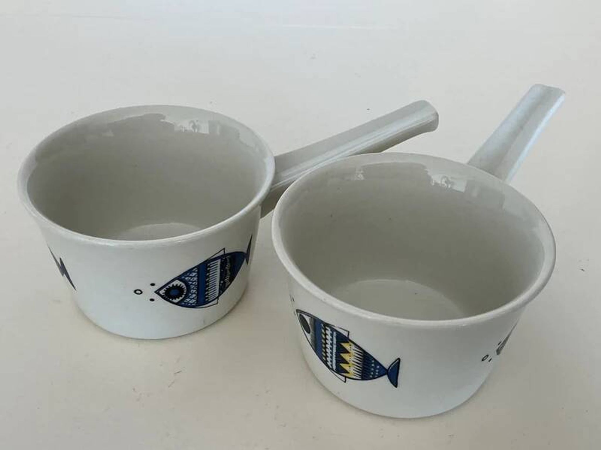 Pair of "Viking" handle ramekins Villeroy & Boch vintage - Design by Christine Reuter