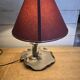 Lampe art déco en étain des années 1930