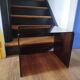 Coffee table / accent piece by Michel Dumas in smoked plexiglass – year