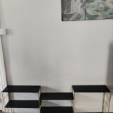 Vintage modular wall shelf