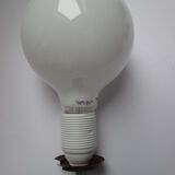 Atomic yellow spun fiberglass hanging lamp, early 1960