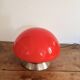 Mushroom Touch Lamp UFO Opaline Glass Red Vintage Design SPage Age
