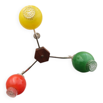 Lampe Soutnik multicolore des années 60