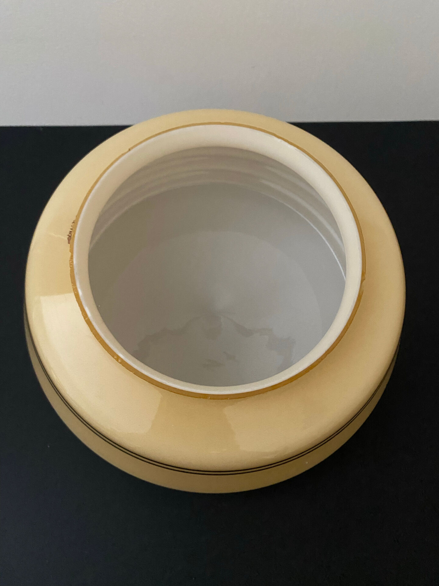 Globe opaline art-déco