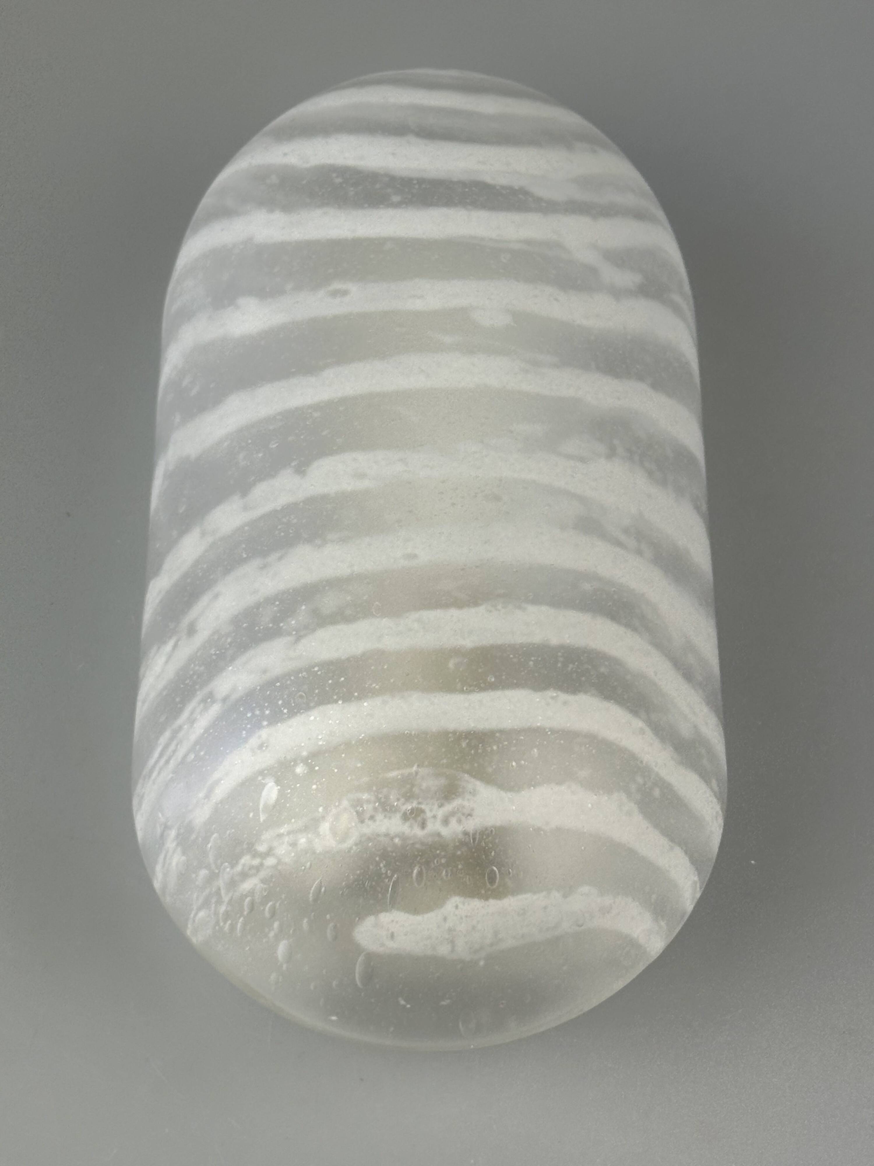 1960s/70s Wall Lamp Peill & Putzler Germany Glass & Metal Space Age Design