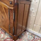 Hunting-style buffet in cherry wood