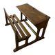 School desk for 2 people