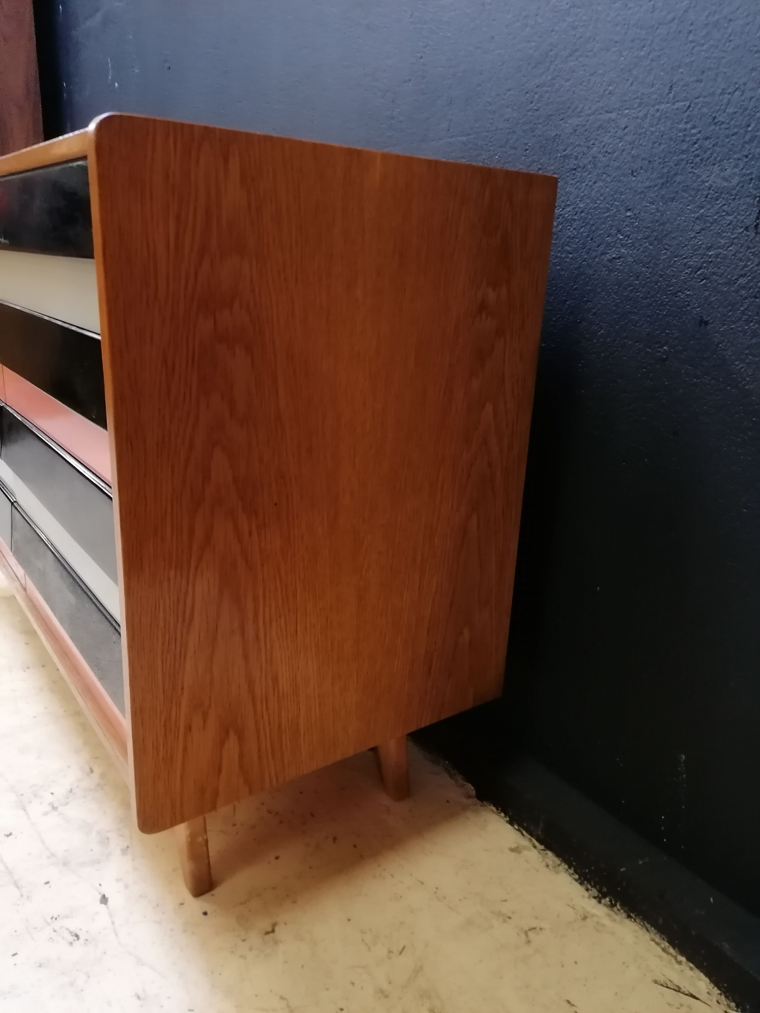 Jiri Jiroutek pink and black dresser 60s